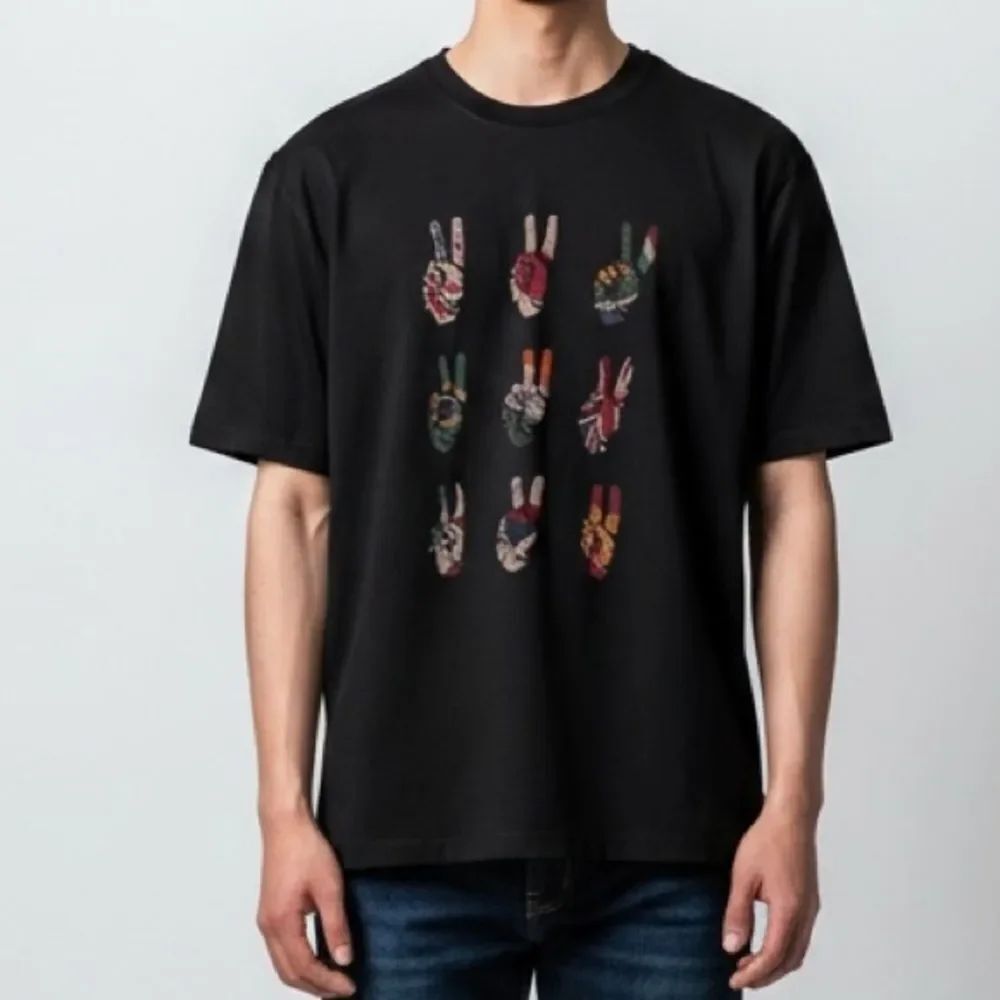 Truth Multicolor Graphic Men's T-Shirt in Size Large Unisex